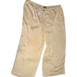 Express Women’s XL Cream Silky effortless Loungewear Drawstring- retail $85